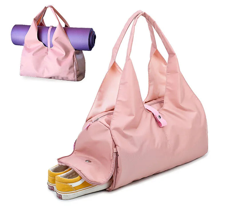Yoga-Matte Tasche Gym Fitness Handtaschen für Frauen Männer Training Sac De Sport Reise Gymtas Nylon Outdoor Sport Tas Sporttas XA441WA
