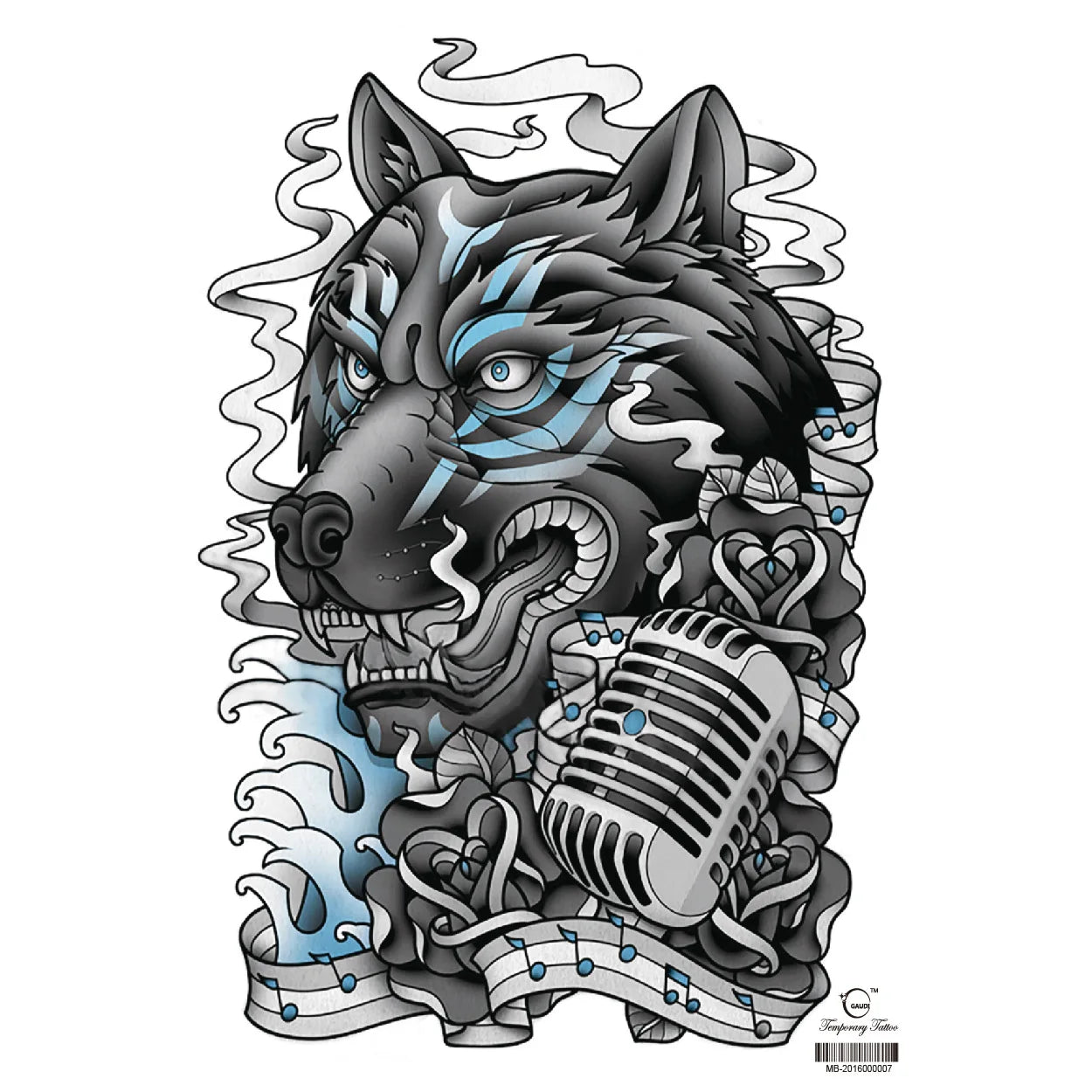 Wholesale Cool Big Full Back Tattoo Designs Large Size Temporary Tattoo Men's Full Back Tattoo Sticker