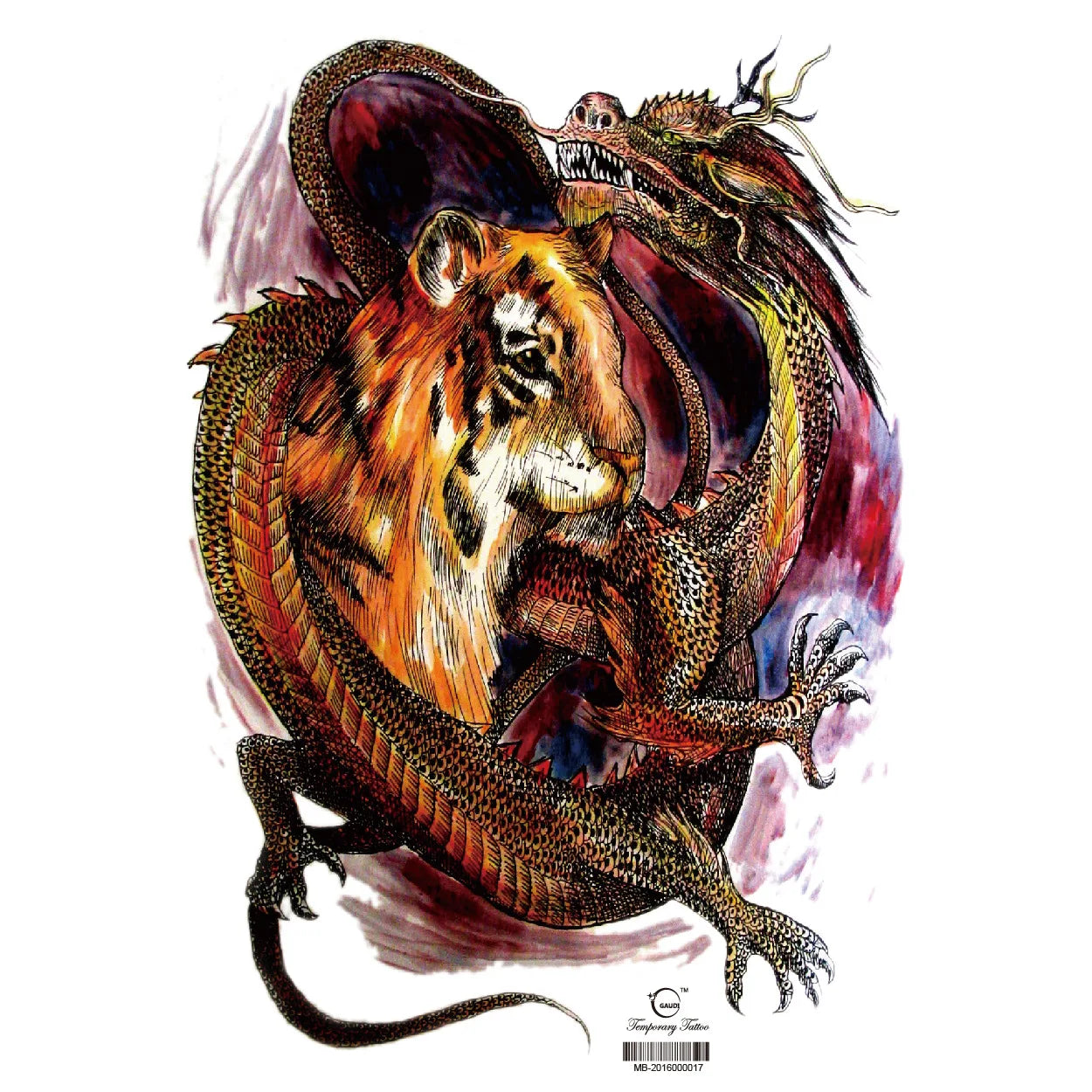 Wholesale Cool Big Full Back Tattoo Designs Large Size Temporary Tattoo Men's Full Back Tattoo Sticker