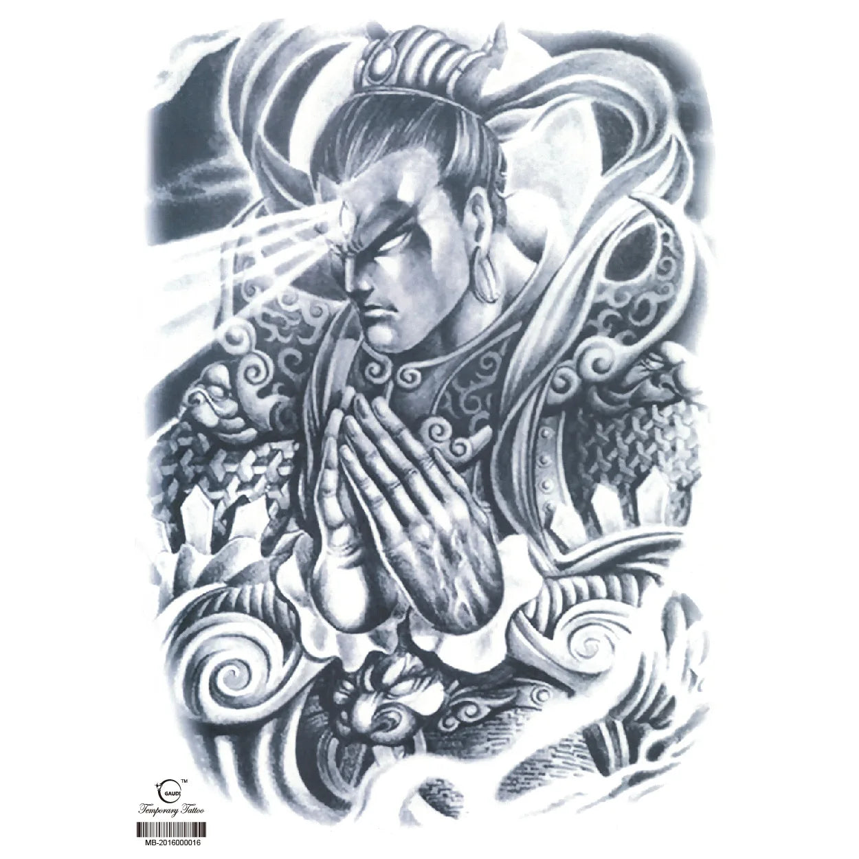 Wholesale Cool Big Full Back Tattoo Designs Large Size Temporary Tattoo Men's Full Back Tattoo Sticker