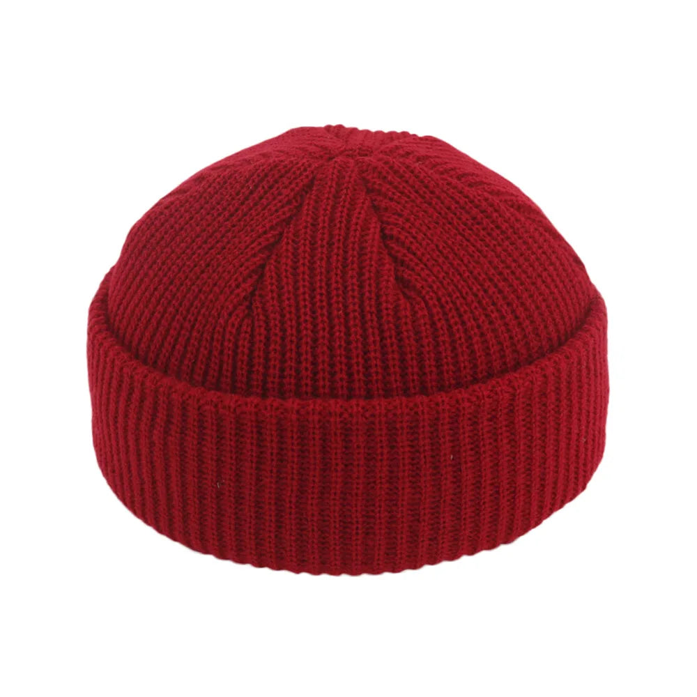 &quot;Trendy Pumpkin Beanie - Warm Knitting Skull Cap for Men &amp; Women - Unisex Hip-Hop Style Winter Hat&quot;