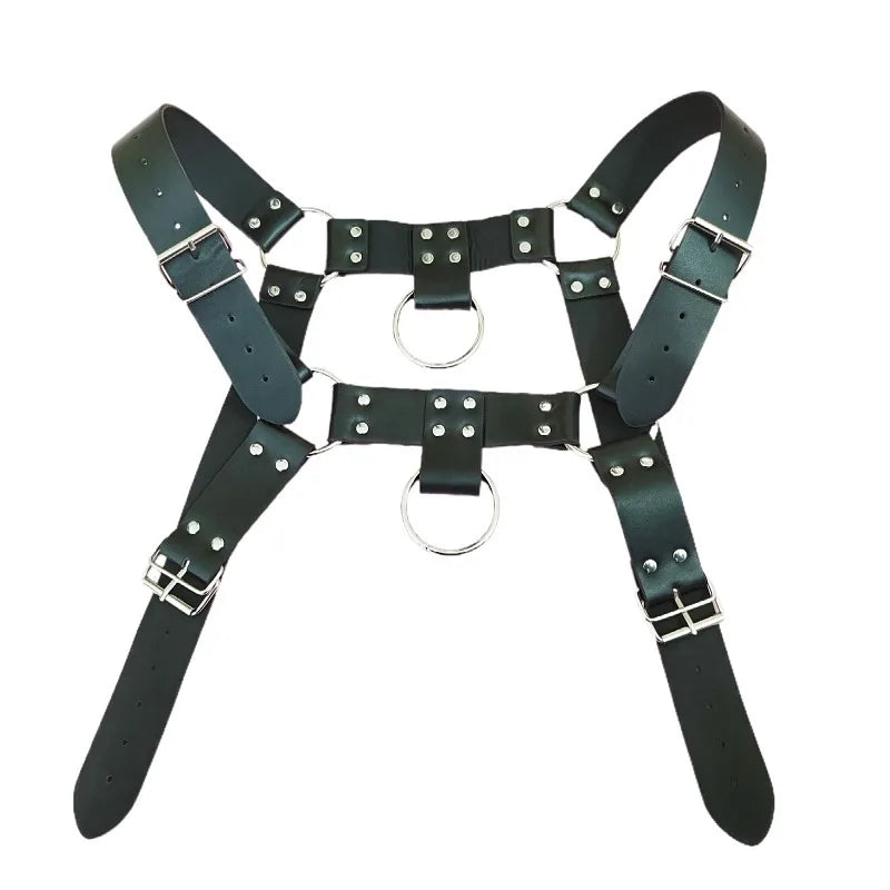 Nightclub Men's Erotic Bondage Leather Alternative Bondage Sm Props Supplies Male Slave Wear Toys