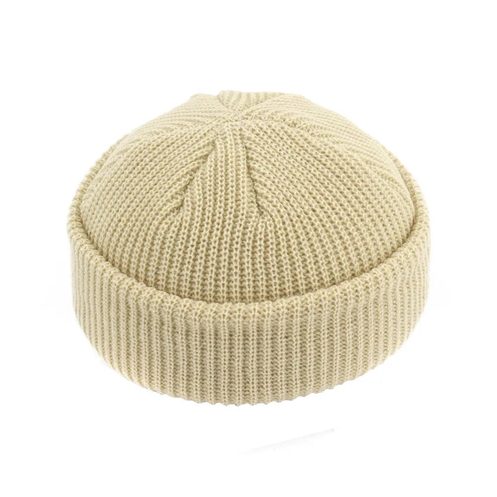 &quot;Trendy Pumpkin Beanie - Warm Knitting Skull Cap for Men &amp; Women - Unisex Hip-Hop Style Winter Hat&quot;