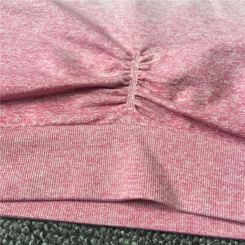 Sport Set Tracksuit Women Fitness Gym Clothing Seamless Yoga Suit Ombre Crop Top Running Tights Leggings Workout Sportswear