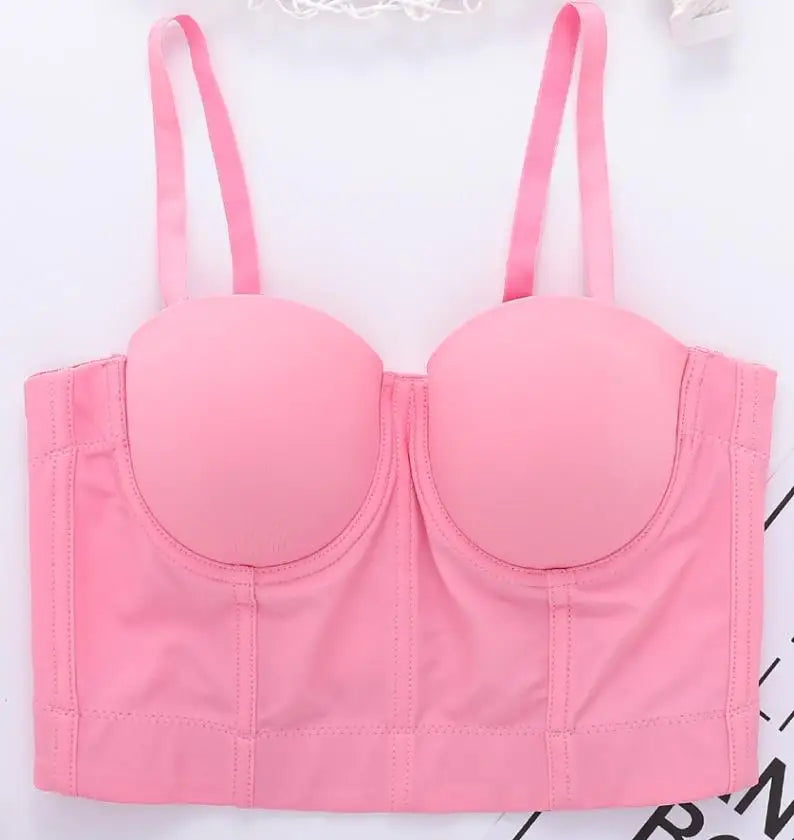 S M L XL 2XL 3XL Fashion Mesh Push Up Bralet Women's Corset Bustier Bra Night Club Party Sexy Cropped Top Vest fashion AW514