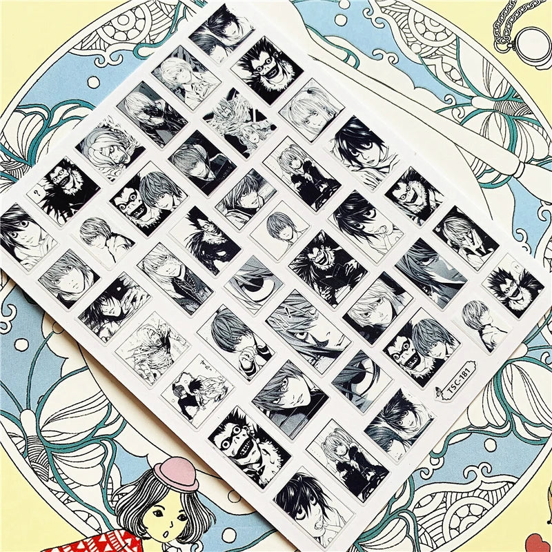 MG201011-38 WG661 Skull head snake sexy woman  3D Back glue Nail Art Stickers Decals Sliders Nail ornament decoration