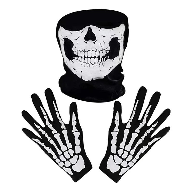 Halloween Handschuhe Skelett Socken Gruselige Pfotenhandschuhe Blutende Happy Halloween Party Dekor Für Männer Frauen Horror Party