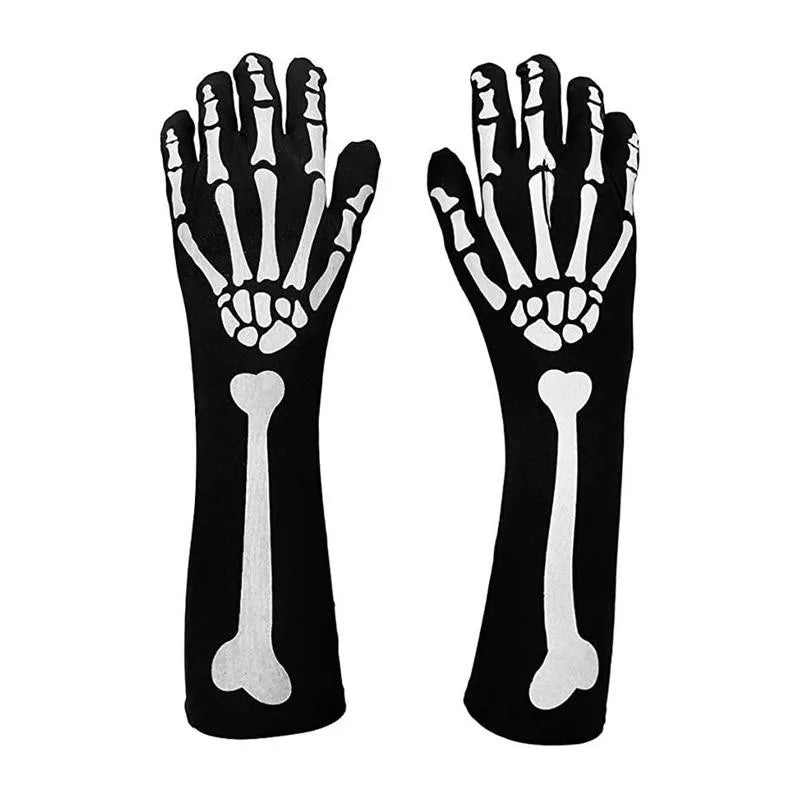 Halloween Handschuhe Skelett Socken Gruselige Pfotenhandschuhe Blutende Happy Halloween Party Dekor Für Männer Frauen Horror Party