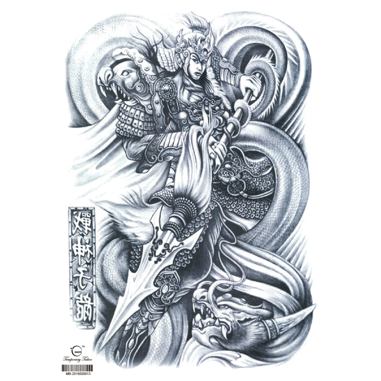 Wholesale Cool Big Full Back Tattoo Designs Large Size Temporary Tattoo Men's Full Back Tattoo Sticker