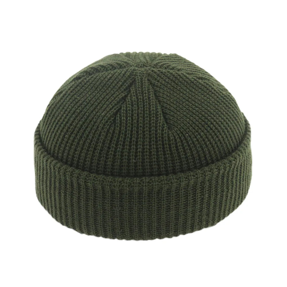 &quot;Trendy Pumpkin Beanie - Warm Knitting Skull Cap for Men &amp; Women - Unisex Hip-Hop Style Winter Hat&quot;