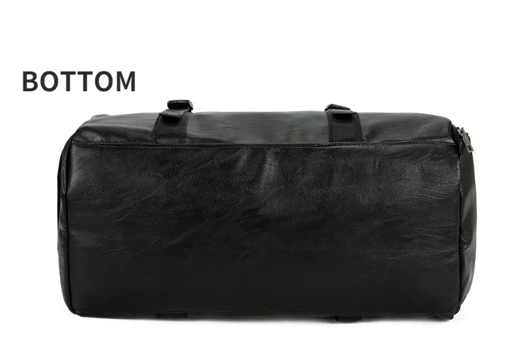 Sporttasche Leder Damen Fitness Schuhfach Herren Duffle Umhängetasche Wasserdicht Reise Training Große Sport Handtasche