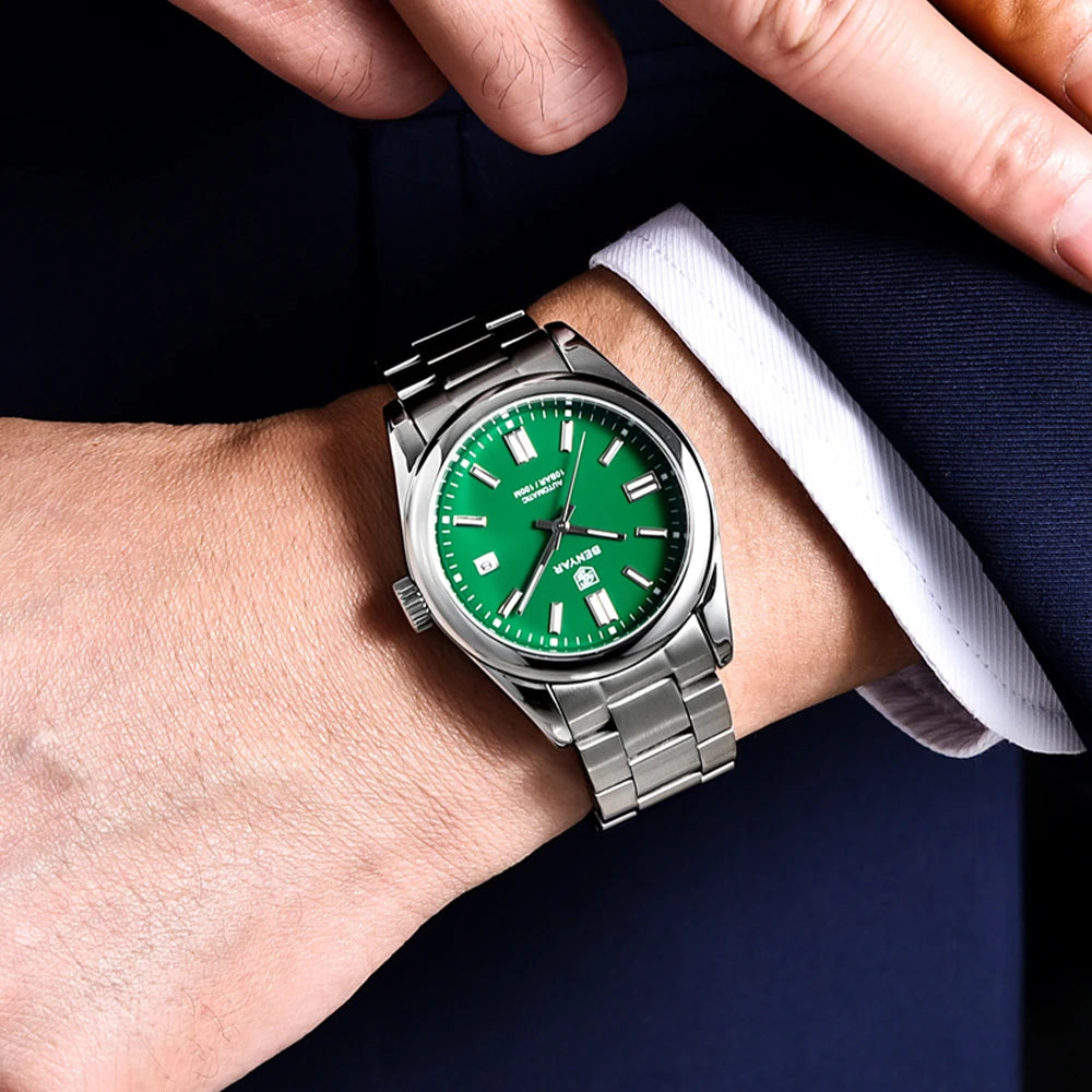 BENYAR Neue Taucheruhr für Männer 10Bar wasserdichte Herren Mechanische Armbanduhren Luxus Edelstahl Automatikuhren