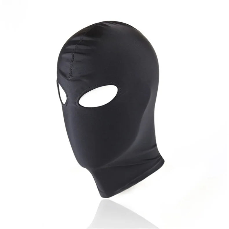 Neuankömmling 1/2/3 Loch Männer Frauen Erwachsene Spandex Sturmhaube Offener Mund Gesicht Auge Kopf Maske Kostüm Slave Spiel Rolle Spielen