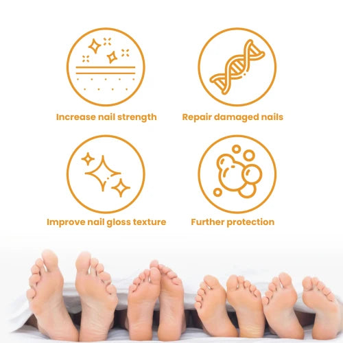 Ximonth Fungal Patches  Repair Thickening Grey Soft Shine Nail Care Patch
