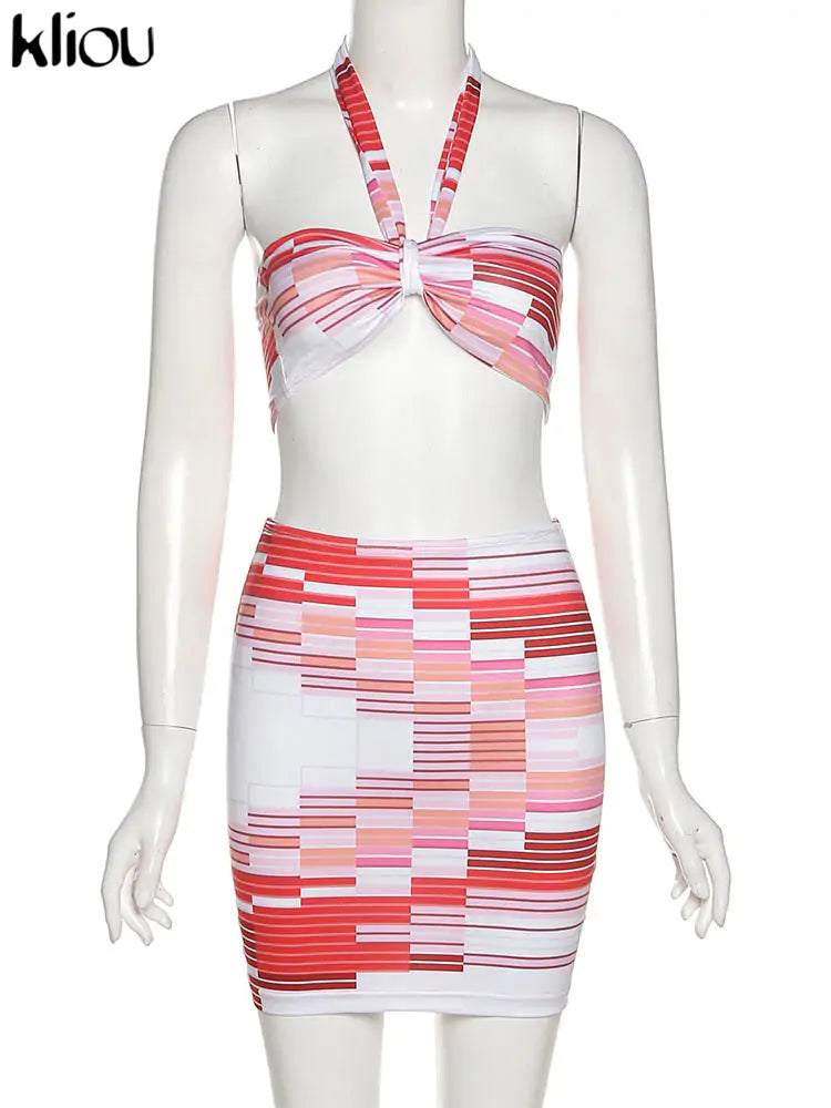 Kliou – Sexy, zweiteiliges Dekolleté-Set