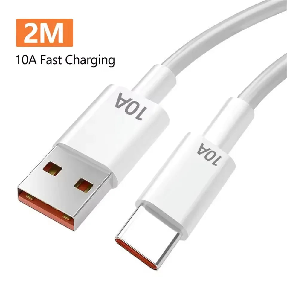 5 in 1 GaN Desktop Charger 240W Fast Charging Adapter 10A USB To Type C Cable 3PD 2 USB Charger For iPhone Samsung Xiaomi