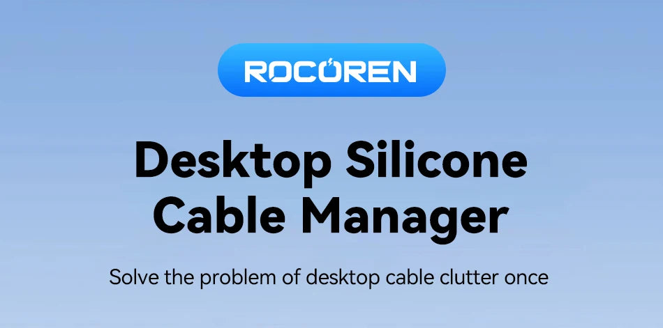 Organizer Silicone 5 Hole Cables Winder Flexible Wire Management Clips For Cable ClearanceCordProtector For Charger