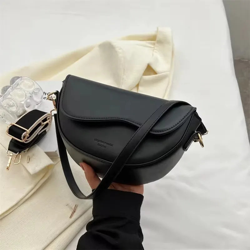 Casual Women Handbag Soft Leather Shoulder Crossbody Bags for Women New Fashion Print Ladies Messenger Tote Bag Sac A Main