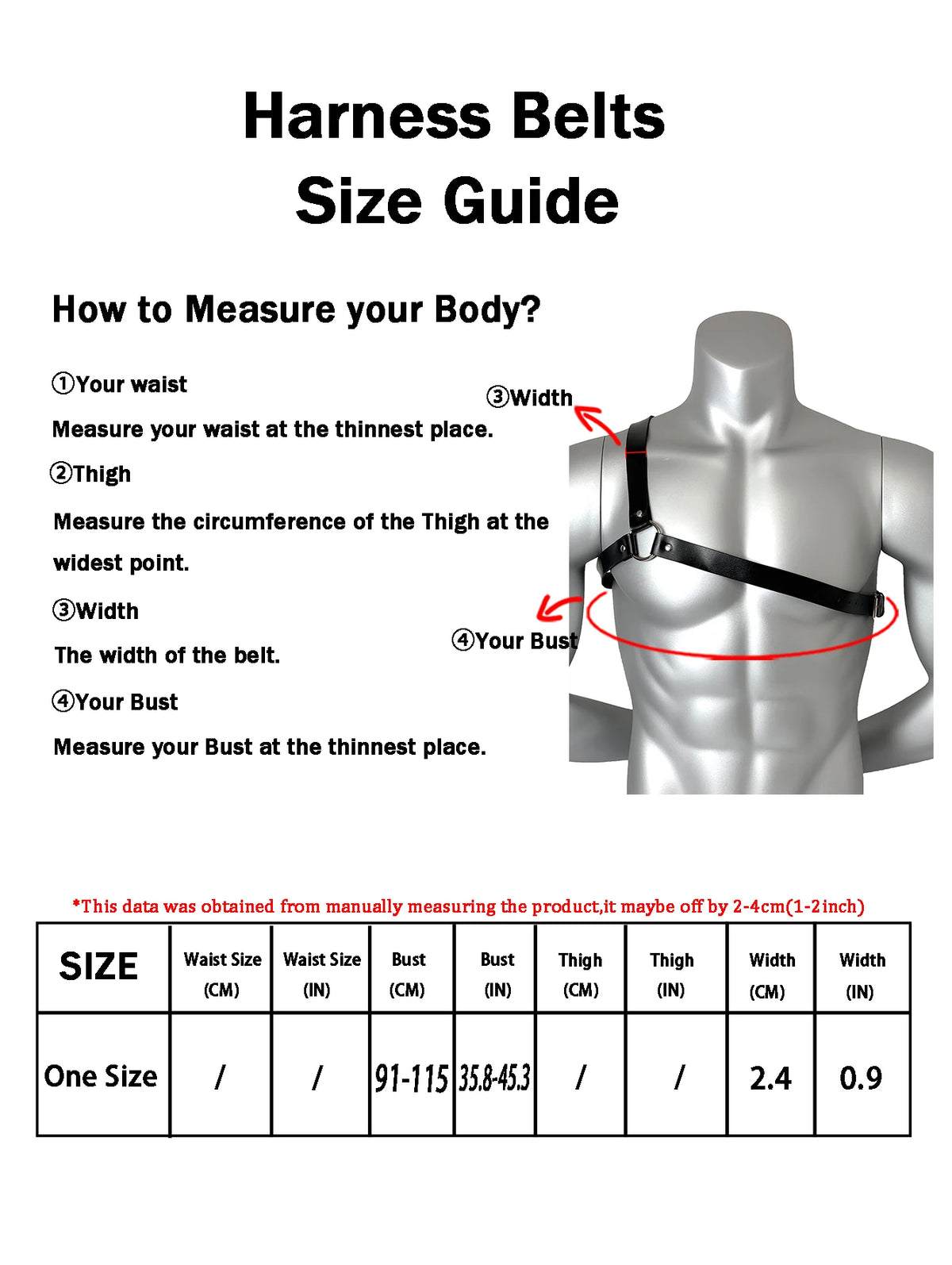 Fashion Men Leather Chest Harness Lingerie Adjustable Leather Body Bondage Strap Punk Club Costume Clothing Accessories