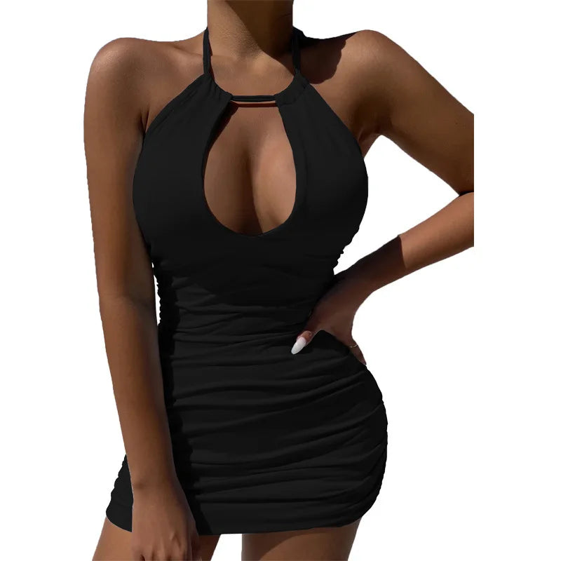 summer new independent  cross-border foreign trade women's halter dress