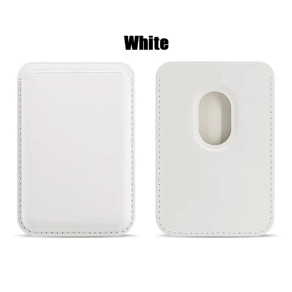 Offical Magnetic Finewoven Card Holder Leather Wallet For iPhone 18 17 16 15 14 13 Pro Max Samsung S26 S25 S24 Ultra Plus Cover