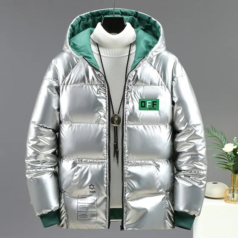 Brand Thicken Mens Parkas Jacket Oversized Warm Winter Puffer Coats Men 2024 Harajuku Fashion Male Loose Cotton Padded Jackets