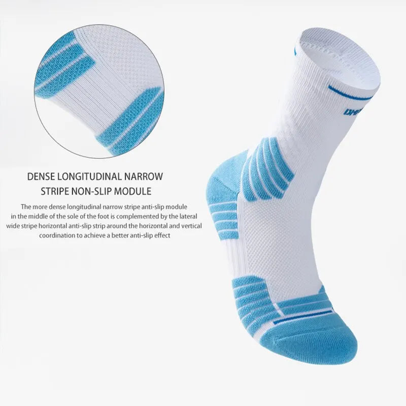 4 Paare/los Professionelle Basketball Socken Atmungsaktiv Männer Mid-Rohr Socken Weiß Sport Socken Handtuch Unten Männer Basketball Socken