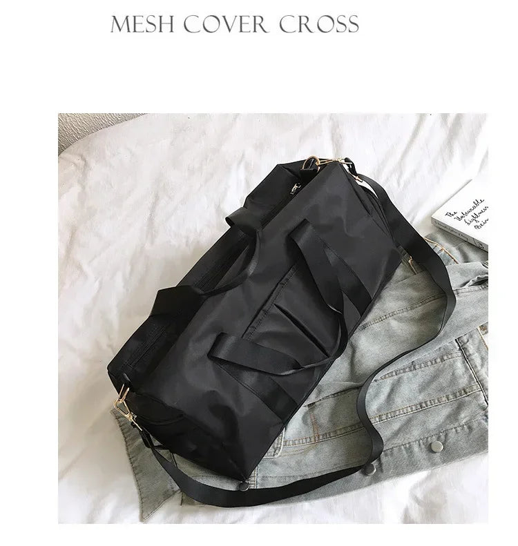 Training Yoga Sporttaschen Fitness Gym Taschen Nass Trocken Separate Gepäcktasche mit separatem Schuhfach Reisetasche Handtasche