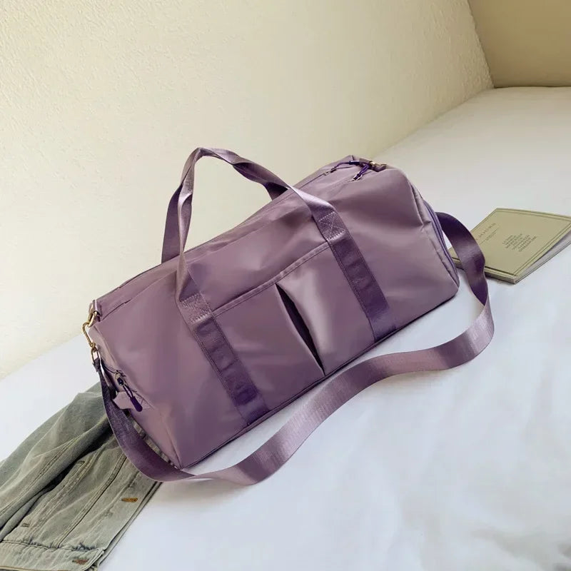 Training Yoga Sporttaschen Fitness Gym Taschen Nass Trocken Separate Gepäcktasche mit separatem Schuhfach Reisetasche Handtasche