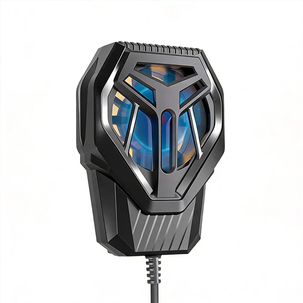 Wireless Phone Back Clip Cooler 600mAh Rechargeable Battery Dual Silent Cooling Fan Portable Gaming Radiator Universal