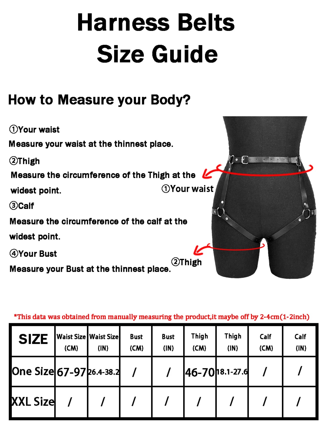 Harness for Women Pu Leather Leg Women Sexy Bondage Leg Harness Adjustable Thigh Garter Belt Lingerie Gothic Punk Clothing
