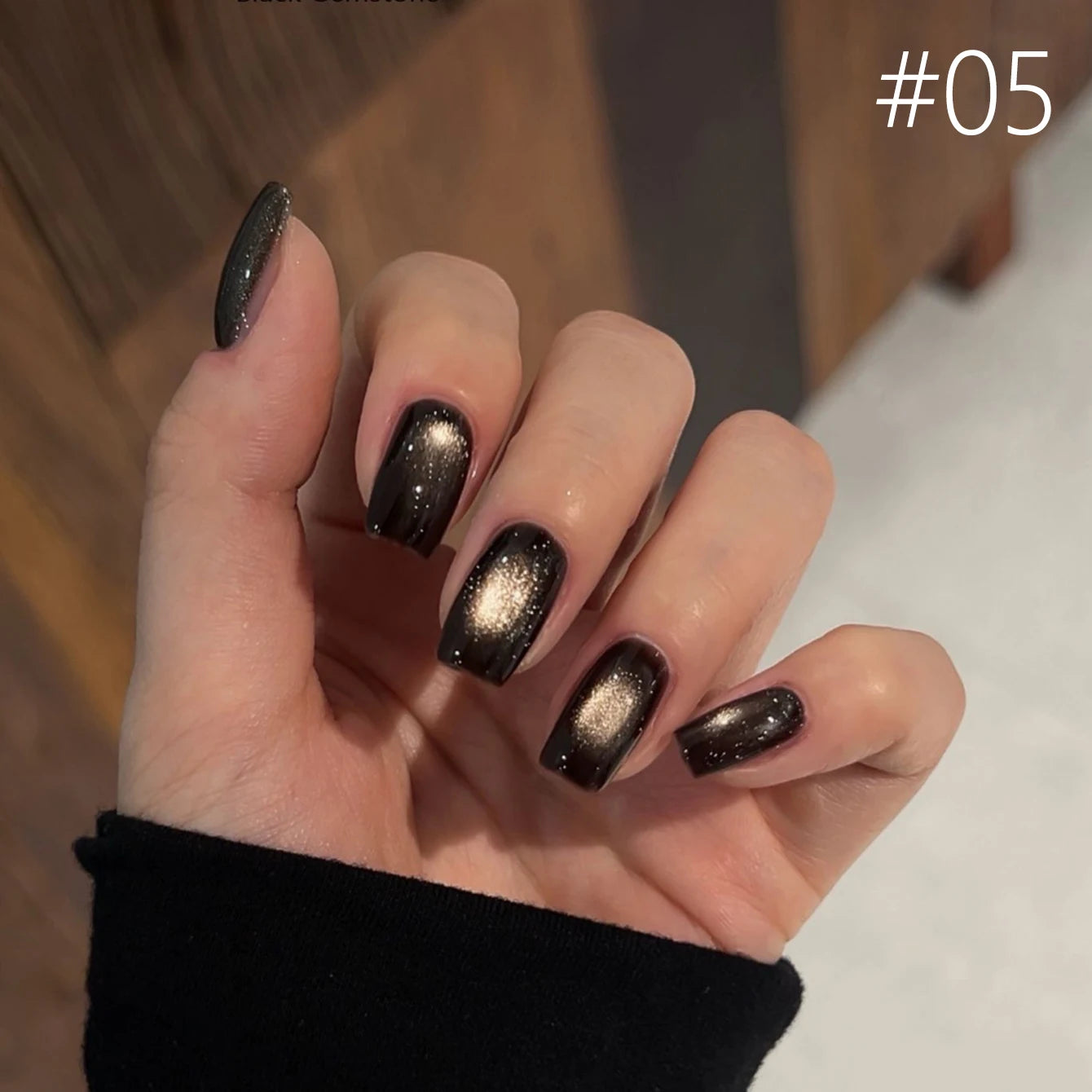 12ML 1-21pcs Autumn Nails Toe Selling Whitening Glass Bead Cat Eye Gel Nail Polish Black Nails Nail Art Grey Cat Eye Nail Glue