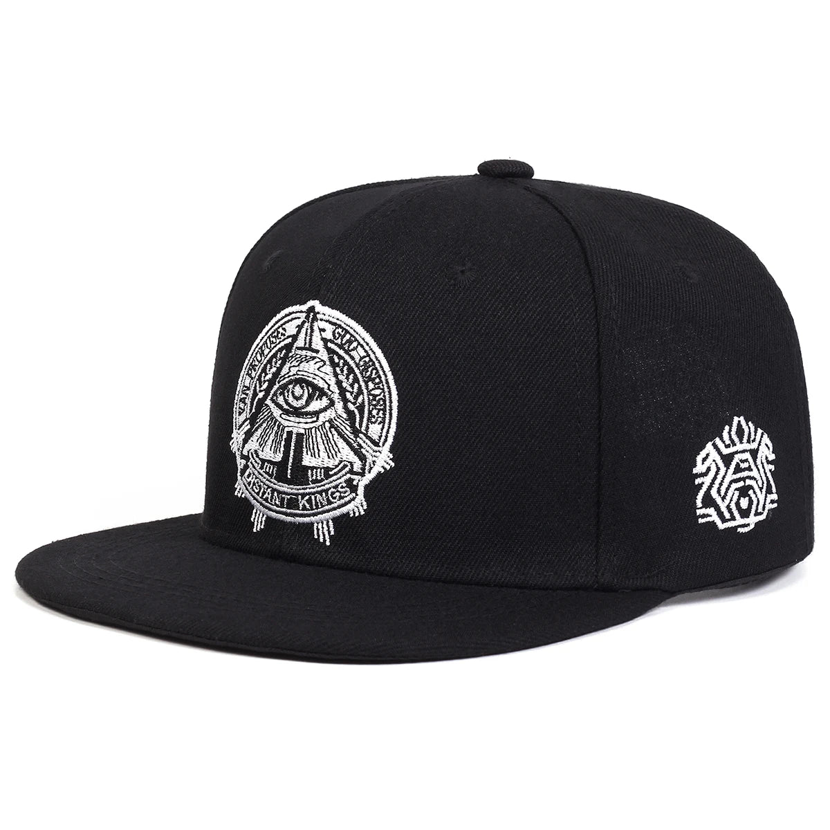 Verstellbare modische Fastball-Kappe „The Eye of God“ aus Kunstwildleder, Hip-Hop-Snapback-Mütze, Unisex, für Erwachsene, Outdoor, lässige Sonnen-Baseballkappe