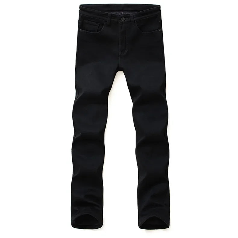 Soft Stretch Black Biker Jeans Men Classic Advanced Brand Denim Trousers Trendy Comfortable Jeans Homme Masculino Mens Pants