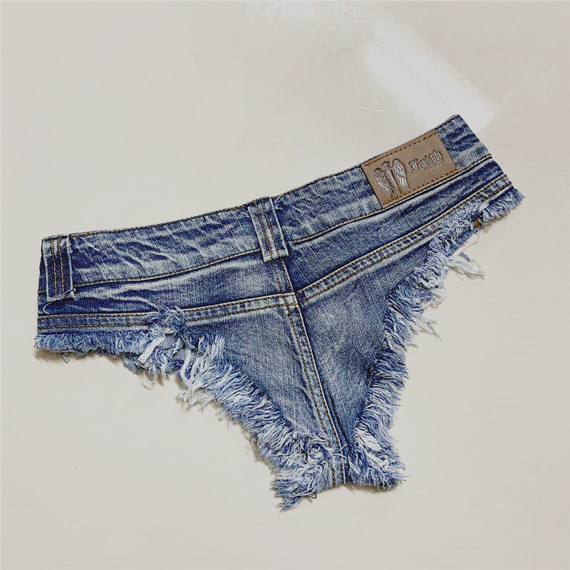 Niedrige Taille Shorts Mini Hot Jeans Dance Tanga Bar Shorts Denim Strand Casual Lady