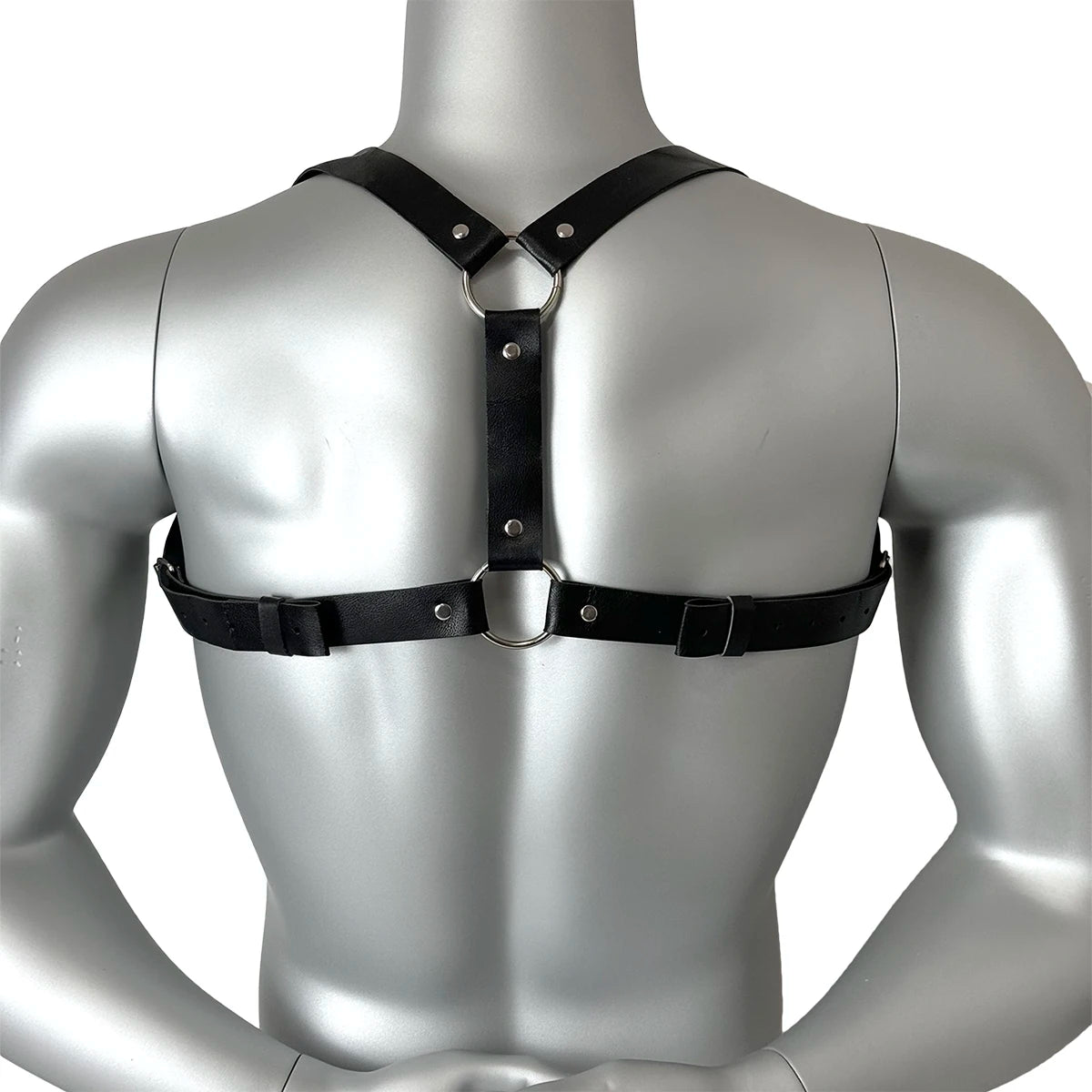 Mens Belt PU Leather Harness Adjustable Chest Body Belt Punk Gothic Sexy Alternative Fashion Male for Party Daily Wear Hot Sale