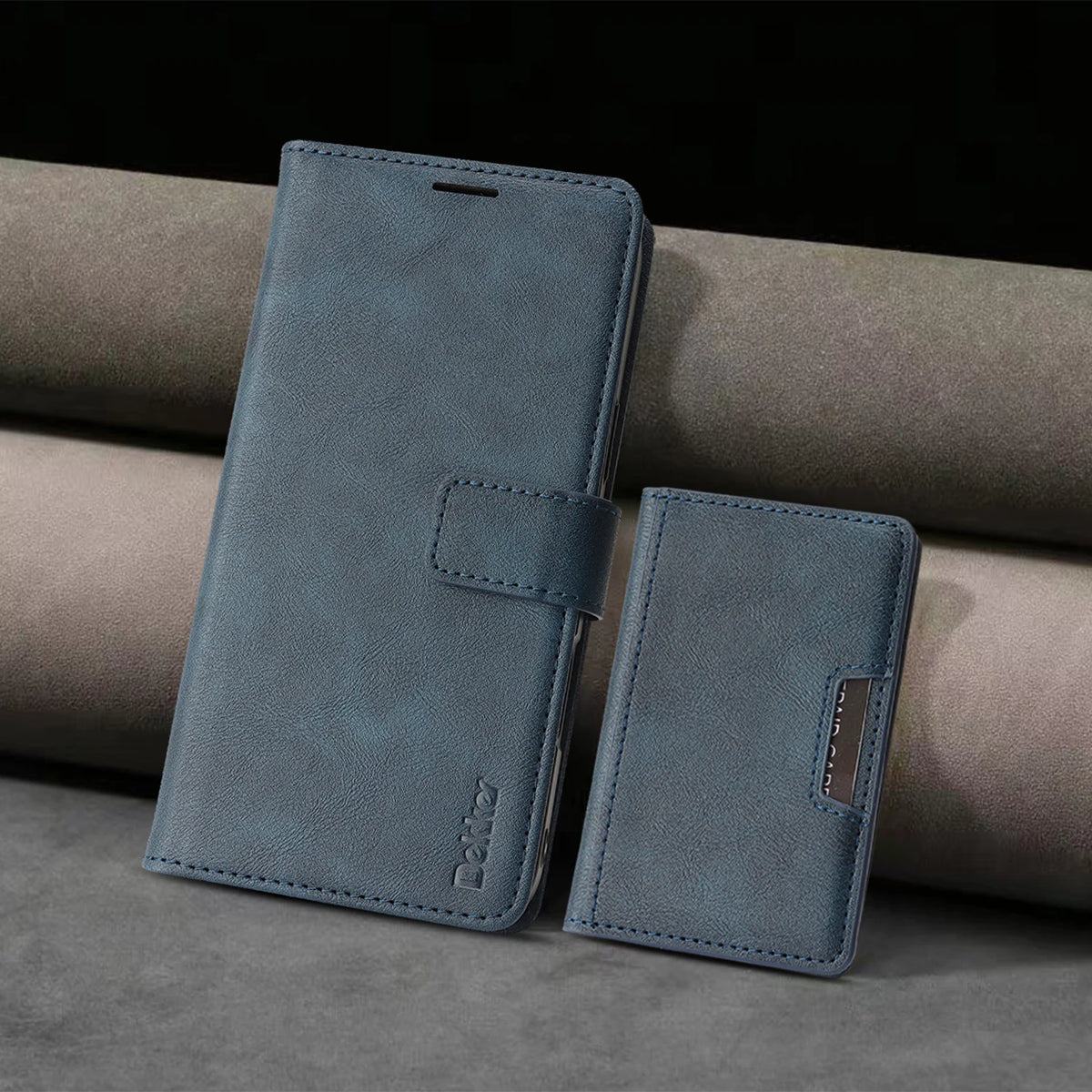 3-in-1 Luxury Leather Wallet Detachable Flip Cover For iPhone 16 15 14 13 12 17 18 Pro Max Plus For Magsafe Credit Card Wallet