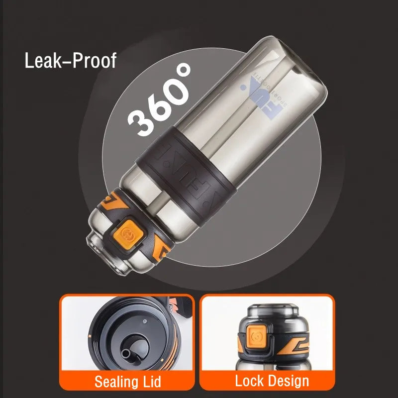 640 ml/770 ml Hochwertige Wasserflasche aus Tritan-Material, tragbar, langlebig, für Fitnessstudio, Fitness, Outdoor-Sport, Radfahren, Trinkflasche