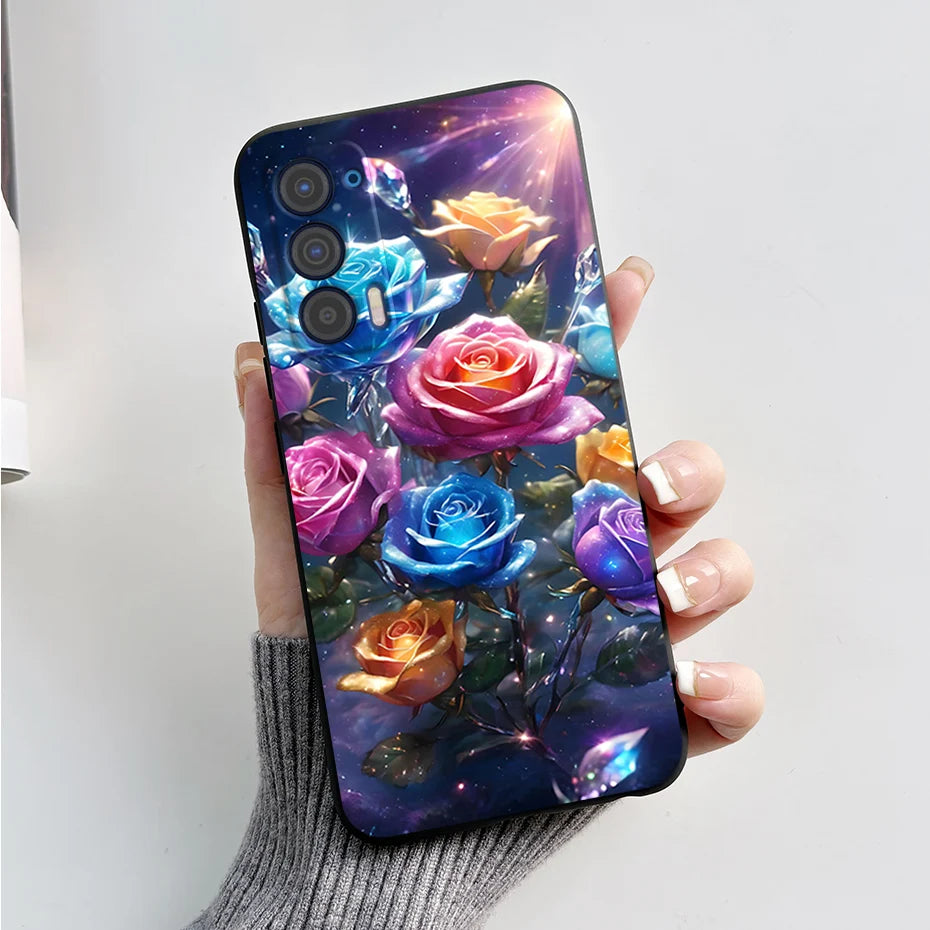 Silicon Case For Motorola Edge (2021) / Edge 5G UW (2021) Fashion Marble Pattern Soft TPU Phone Cases For Edge 2021 XT2141 Funda