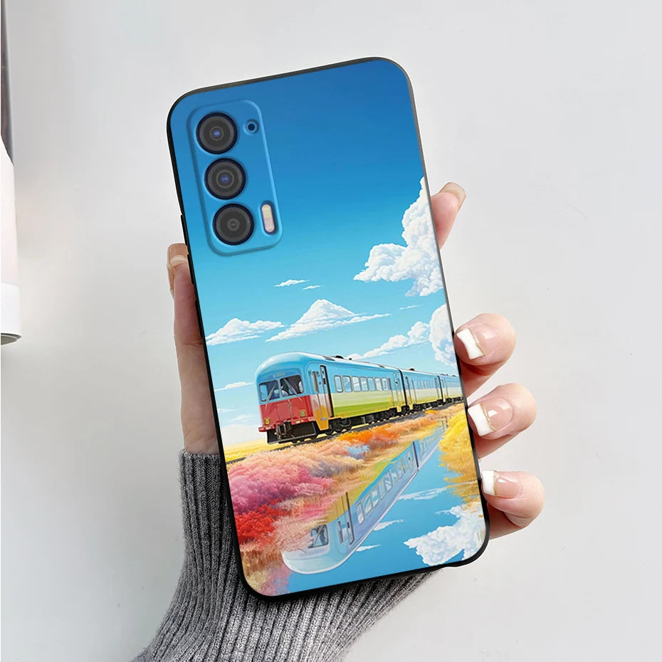 Silicon Case For Motorola Edge (2021) / Edge 5G UW (2021) Fashion Marble Pattern Soft TPU Phone Cases For Edge 2021 XT2141 Funda