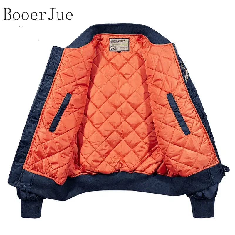 High Quality Military Motorcycle Ma-1 Aviator Pilot Coats Male Baseball Bomber Jackets Winter Hip Hop Thick Warm Jackets Men 6XL