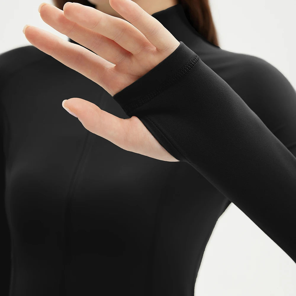 2 Pcs Yoga Clothes Women's Tracksuit Athletic Wear Long Sleeve Sports Top Leggings Suit  Fitness Suit Gym Workout Clothes Femme