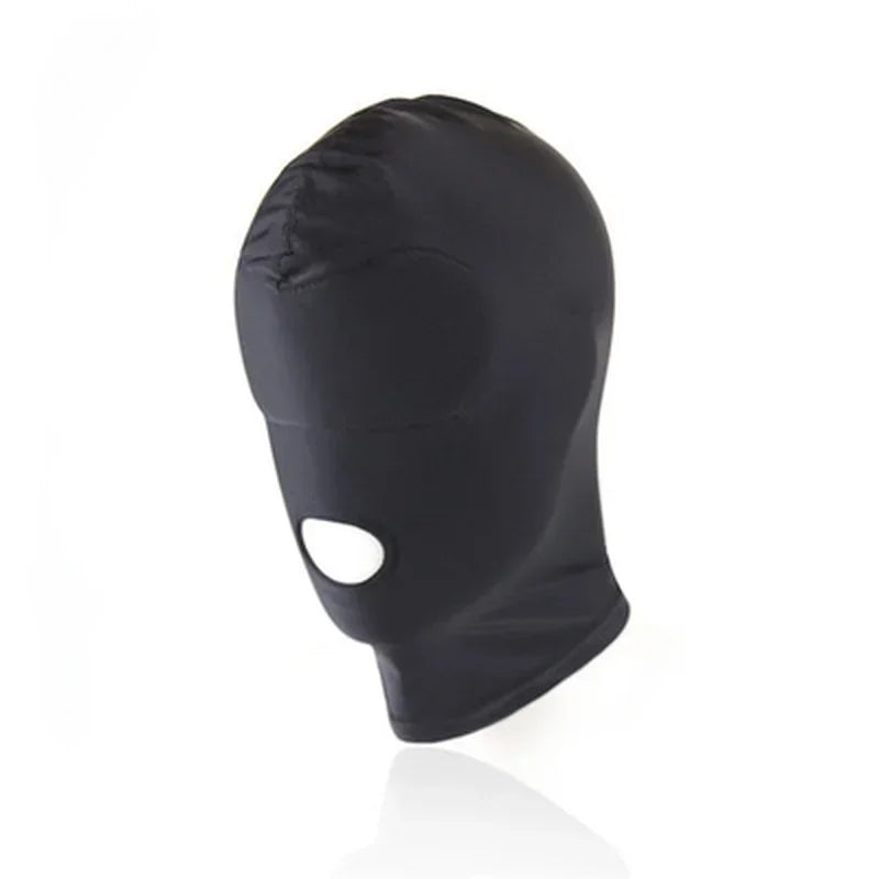 Neuankömmling 1/2/3 Loch Männer Frauen Erwachsene Spandex Sturmhaube Offener Mund Gesicht Auge Kopf Maske Kostüm Slave Spiel Rolle Spielen