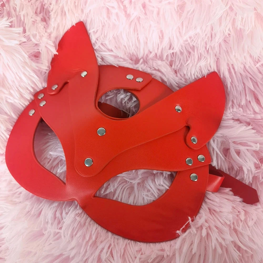 Women Sexy Red Full Body Harness Belt Gothic Leather Lingerie Garter Belt Bondage Chest Harness BDSM Fetish Clothing Rave Outfit