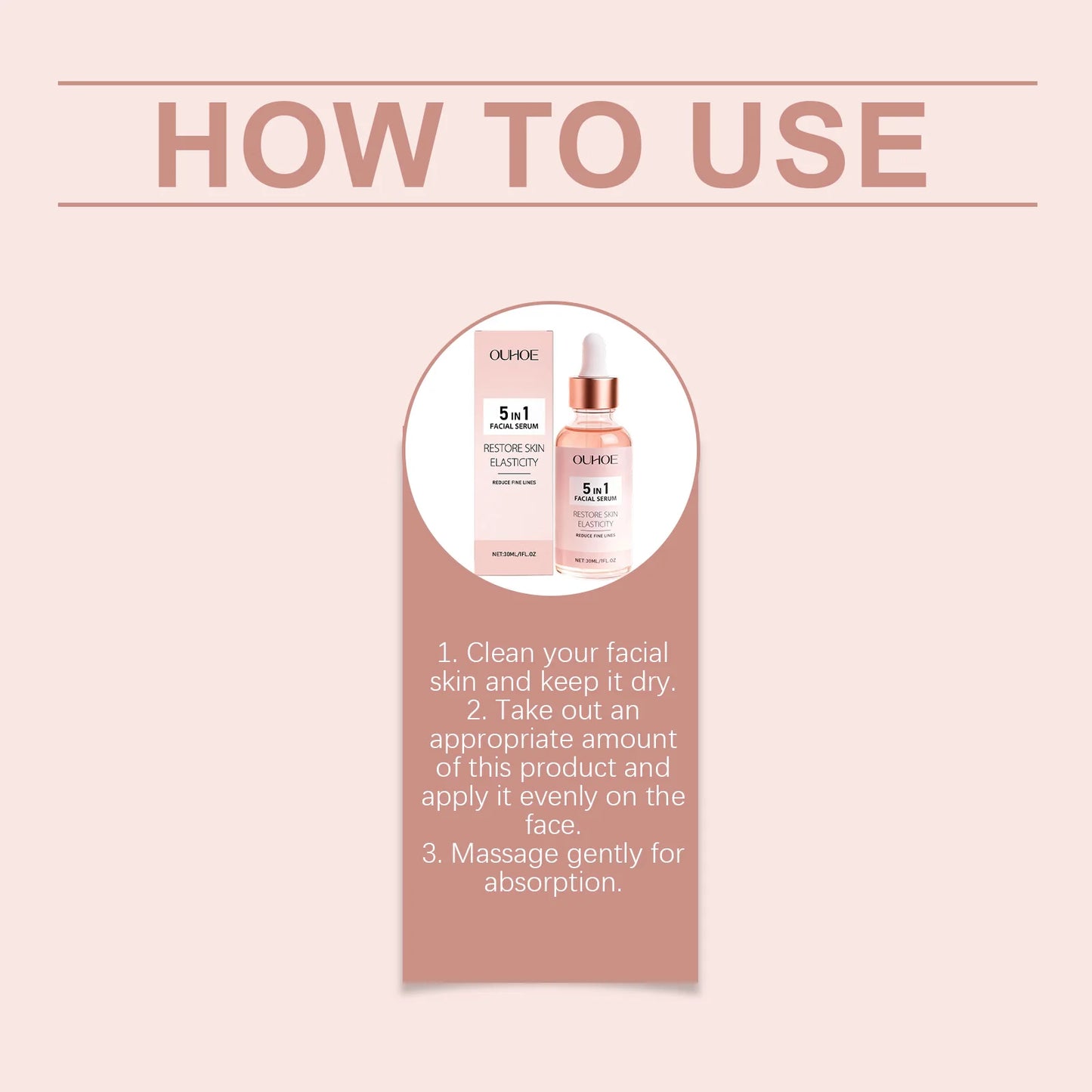 Facial Serum for Deep Hydration Anti Aging Winter Skincare Gift Set with Moisturizing Repair Dry Skin Care Sensitive Skin