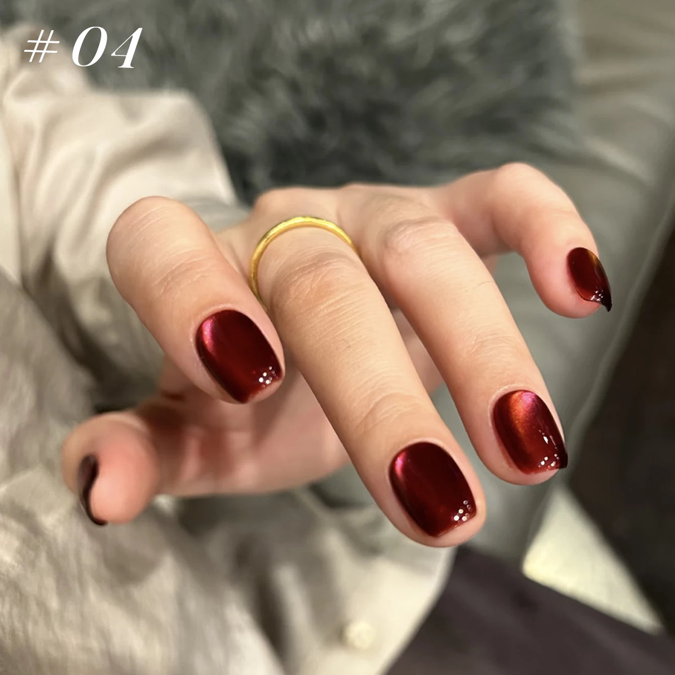 12ML 1-21pcs Autumn Nails Toe Selling Whitening Glass Bead Cat Eye Gel Nail Polish Black Nails Nail Art Grey Cat Eye Nail Glue