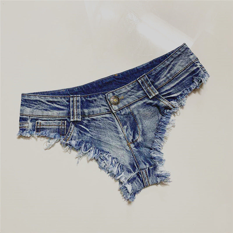 Niedrige Taille Shorts Mini Hot Jeans Dance Tanga Bar Shorts Denim Strand Casual Lady