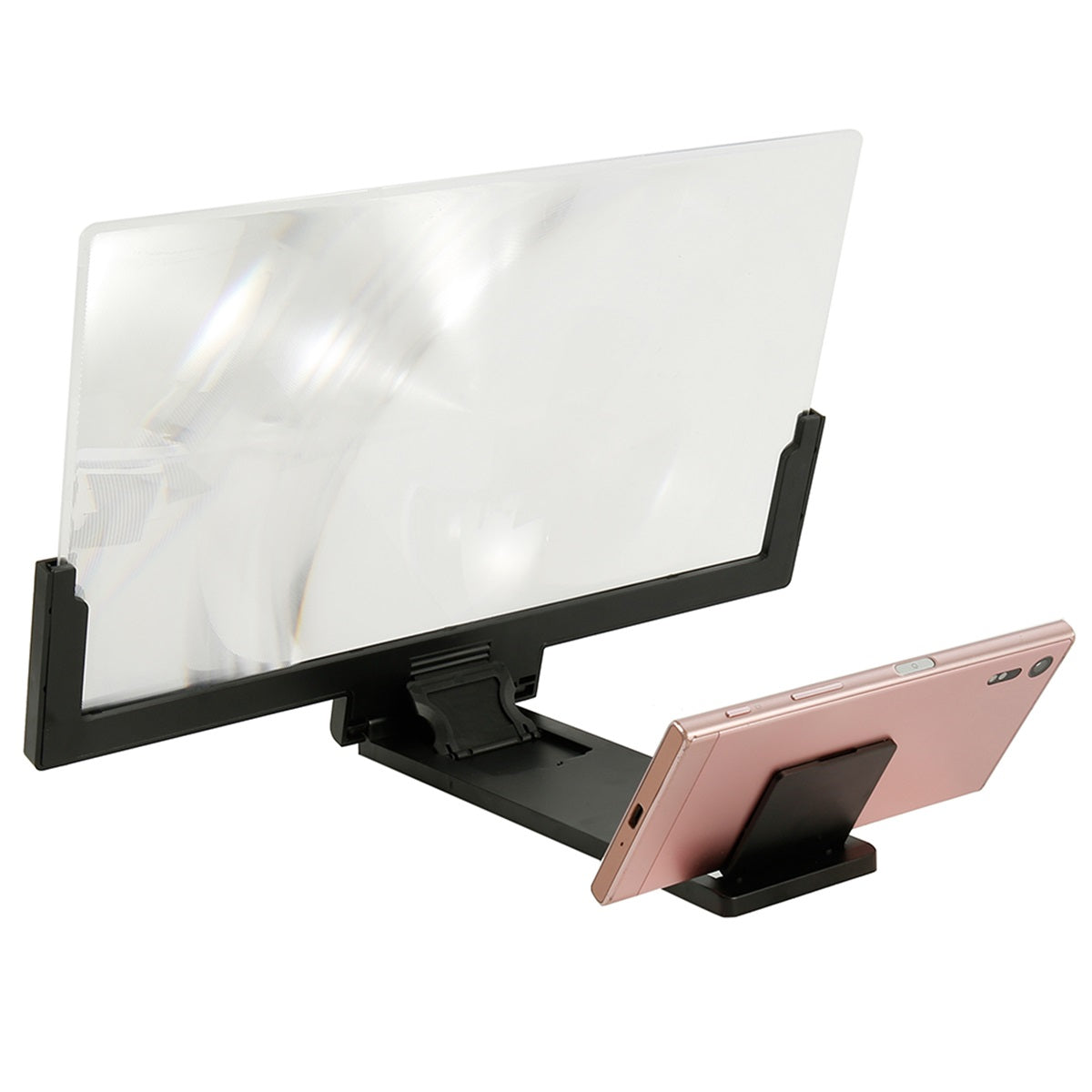 14 Inch Mobile Phone Screen Amplifier 3D Magnifying Glass Stand Magnifier HD Video Amplifier Phone Stand Enlarged Screen Bracket