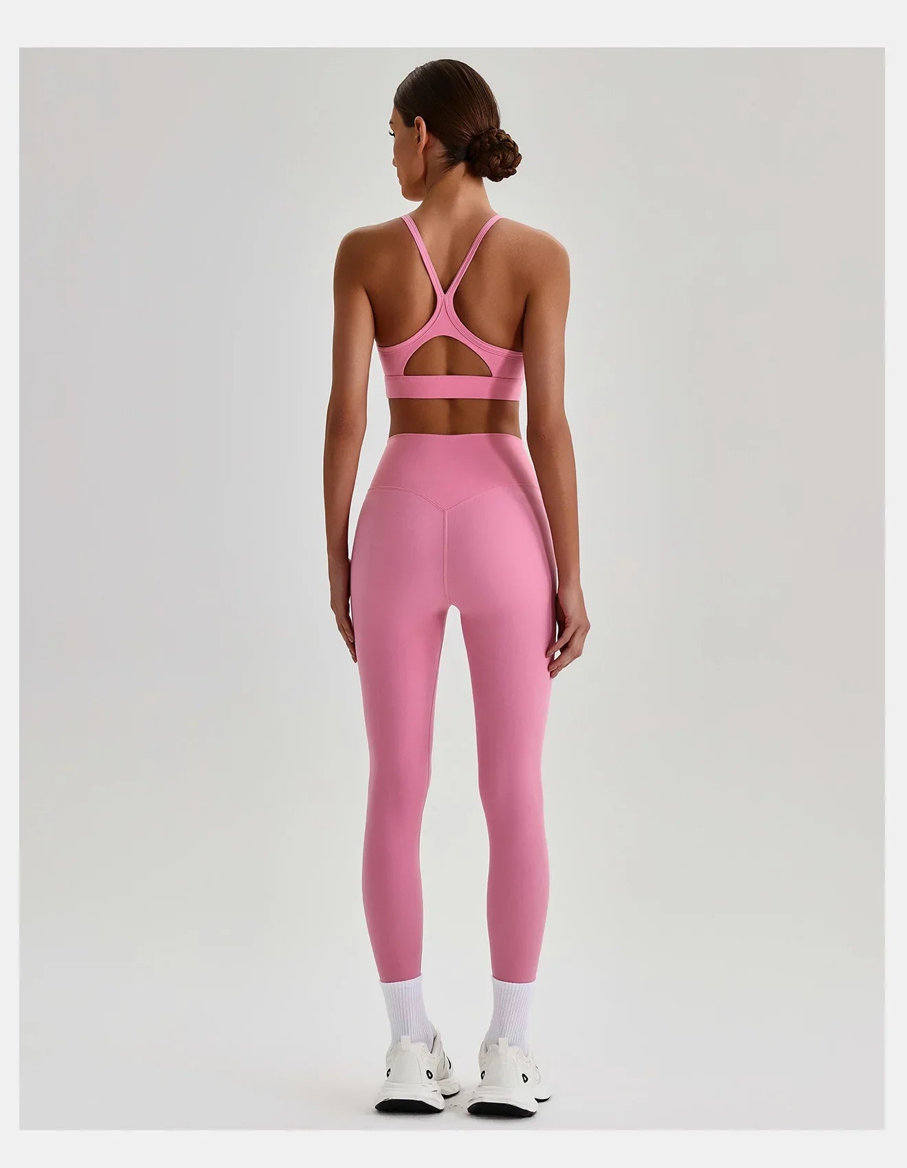 Women's Yoga Sets High Waist Tummy Control Leggings Push Up Sportswear Gym Workout Outfits Sports Fitness Clothes Hot Sale New