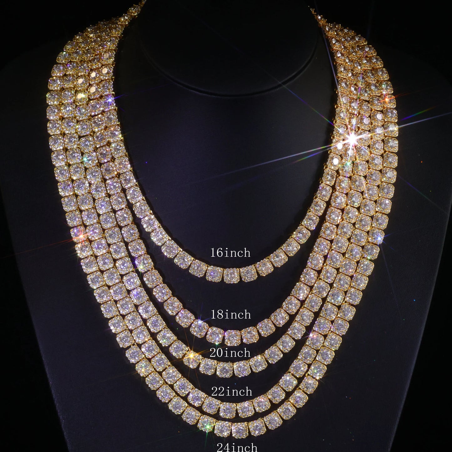 Clustered Diamond Tennis Chain Miami Cuban Link Chain for Women 7MM Iced Out CZ Cuban Necklace Hip Hop Jewelry Gifts